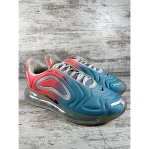 Women's Nike Air Max 720 Pink Sea/Lava Glow Blue Sneakers Sz 7.5 Athletic Gym